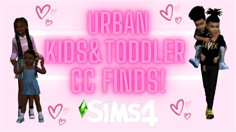 Urban Toddler And Kids Cc Finds Sims 4 Custom Content Creators