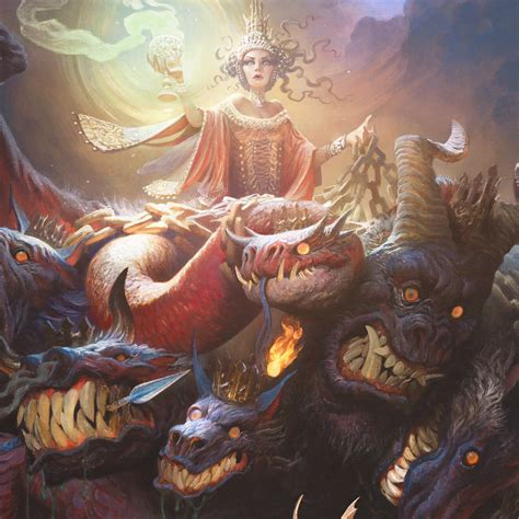 The Faerie Queene Duessa On Her Seven Headed Beast — Gallery Gerard