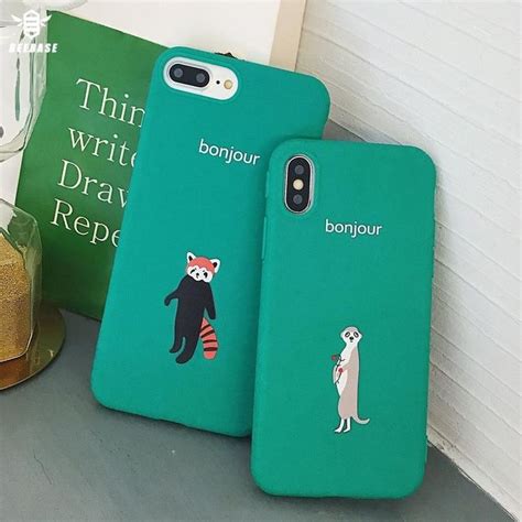 Beebase Cute Cartoon Phone Case For Iphone 6 6s 7 8 Cover Soft Silicon