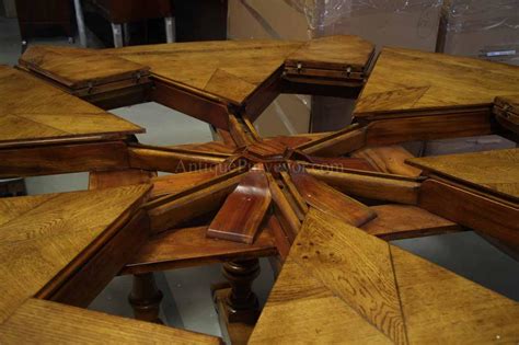 We understanding that buying one is a big investment. 64 inch to 84 inch Round Solid Oak Dining Room Table with ...