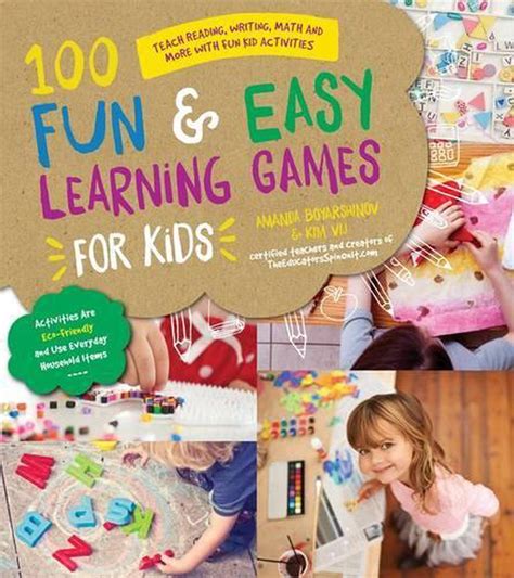 100 Fun And Easy Learning Games For Kids Teach Reading Writing Math