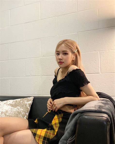 Rosé has also enjoyed a successful independent career while amassing a large following. BLACKPINK Rosé Instagram and Insta Story Update, May 25, 2019