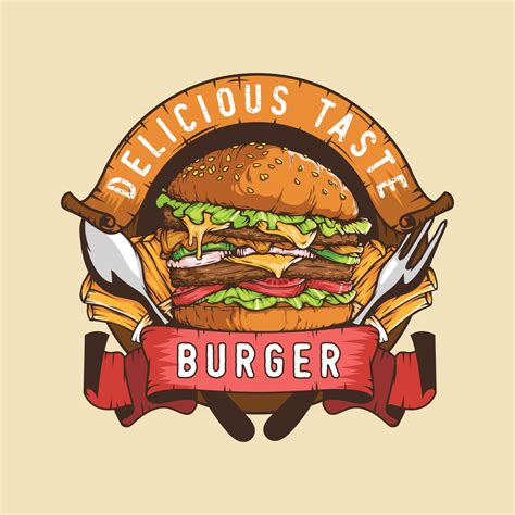 Burger Logo Design 2919110 Vector Art At Vecteezy