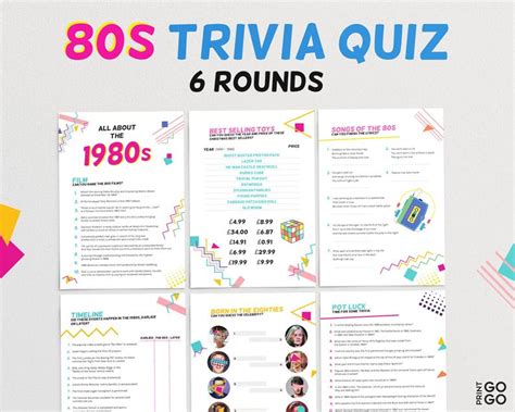 80s Trivia Printable These Fun Trivia Questions About The 80s Will