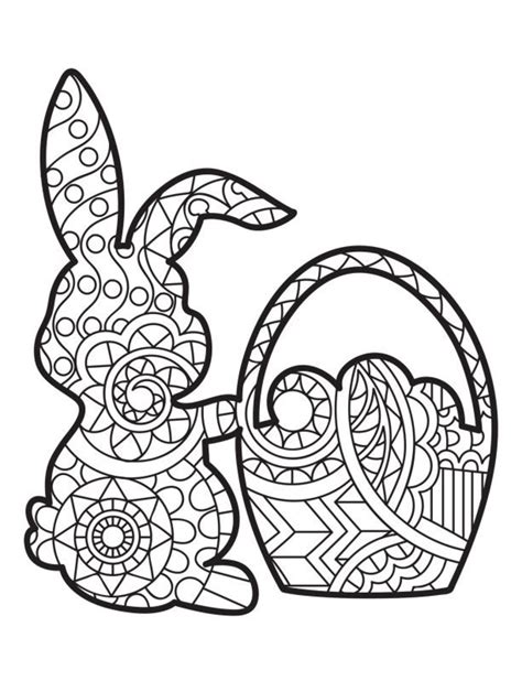 76 Printable Easter Mandala Coloring Pages Mandala Eggs | Etsy