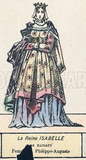 La Reine Isabelle De Hainaut Femme De Philippe Auguste Stock Image