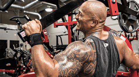 One is a small 'brahma bull tattoo' on his right arm, which is also his icon during wrestling carrier. Dwayne 'The Rock' Johnson's Muscle-building Shoulders ...