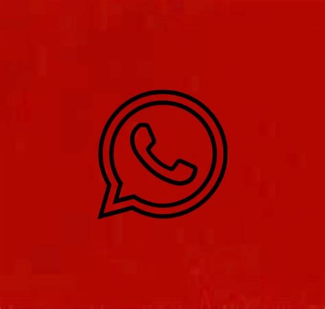 Red Whatsapp App Logo Icon App Logo App Icon Widget Icon