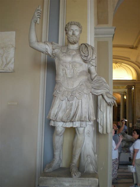 Clodius Albinus Full Statue Musei Vaticani Rome Romulus Roman