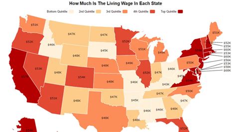 The Minimum Income It Takes To Live In Each State Mental Floss