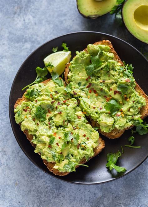 Healthy 5 Minute Avocado Toast Lanches Orgânicos Café Da Manhã E Brunch Ideias De Café Da Manhã