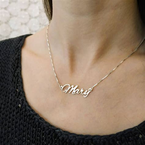 925 sterling silver name necklace 😍 personalized necklaces sterling silver name necklace