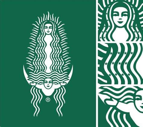 La Virgen Maria Bucks Logos Starbucks Virgencita Guadalupe Image