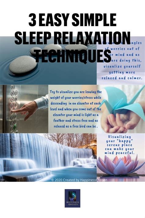 3 Easy Simple Sleep Relaxation Techniques