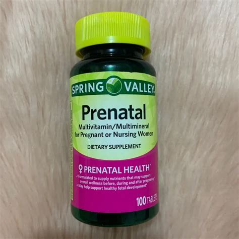 Spring Valley Prenatal Multivitaminmultimineral 100tablets Lazada Ph