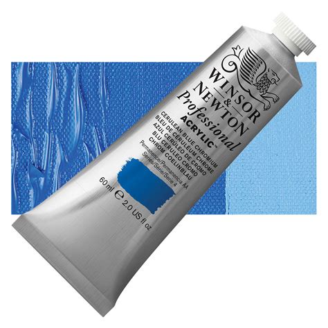 Winsor And Newton Professional Acrylics Cerulean Blue Chromium 60 Ml