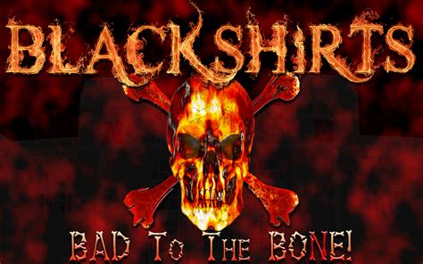 Wallpapers By Wicked Shadows Husker Blackshirts Bad To The Bone Wallpaper