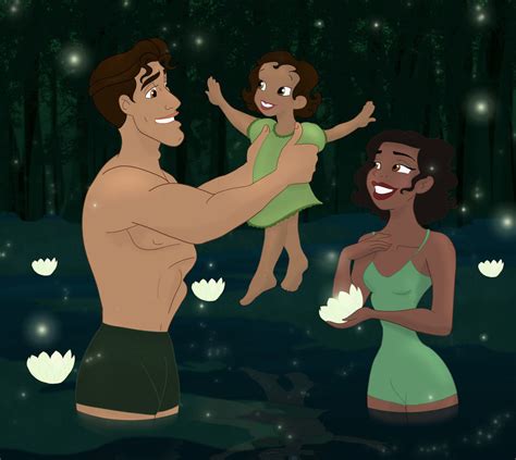 Tiana and Naveen Family - Disney Princess Fan Art (30179641) - Fanpop