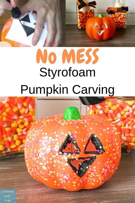 No Mess Pumpkin Carving Learn A Few Easy Tips On How To Carve A
