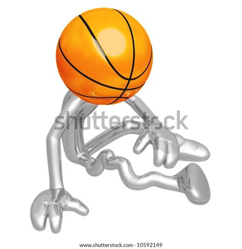 Injured Basketball Player Stock Illustration 10592149
