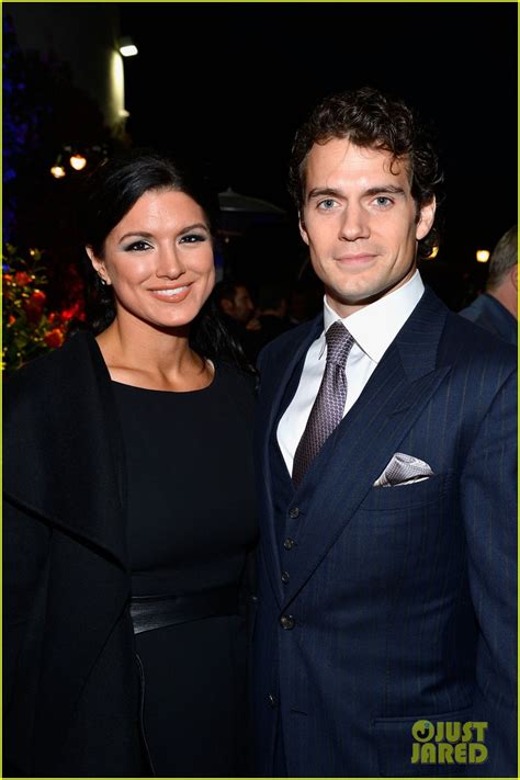 Henry cavill, 34, and his stunt woman girlfriend lucy cork, 25, have taken their romance public after being pictured arriving at the. Henry Cavill & Girlfriend Gina Carano Split: Report: Photo ...