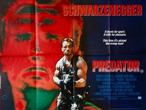 Free delivery for many products! Original Predator Movie Poster - Action - Arnold ...
