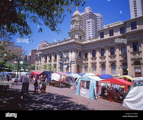 Street Market Outside Durban City Hall Durban Kwazulu Natal Province