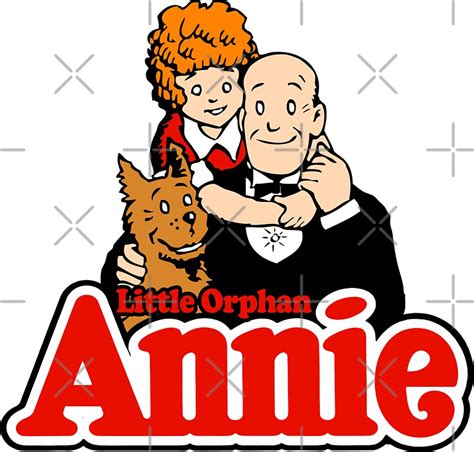Little Orphan Annie Stickers By Dcdesign Redbubble