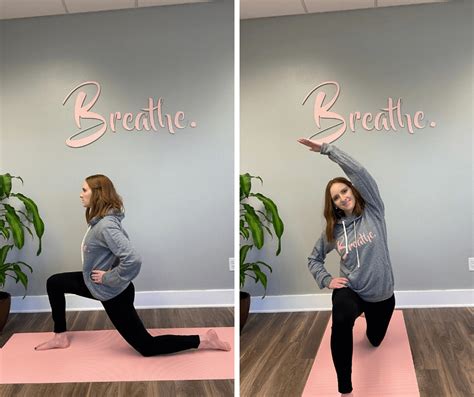 Half Kneeling Pelvic Pain Endometriosis Yoga Breathe Physical Therapy