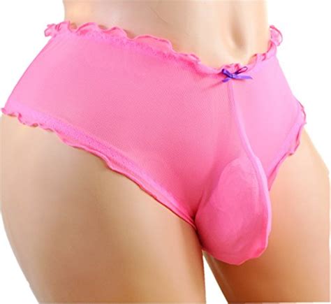 Sissy Pouch Panties Mens Bikini Briefs Thong T Back Underwear Sexy For