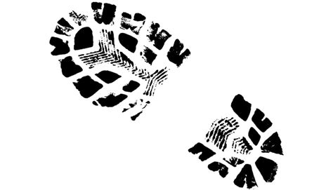 Boot Print Vector At Collection Of Boot Print Vector