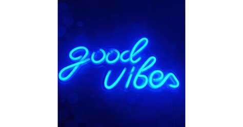 Good Vibes Neon Light Blue Furniture And Home Décor Fortytwo