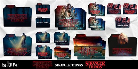 Stranger Things Collection Folder Icon Pack By Geraldmcgrew Folder Icon
