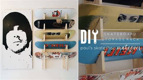 Diy Skateboard Rack Pauls Diy Skate Workshop Pt 2 Youtube