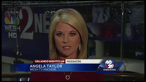Former 4029 Anchor Angela Taylor Is Reporting On Orlando Video