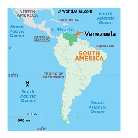 Venezuela Latitude Longitude Absolute And Relative Locations World