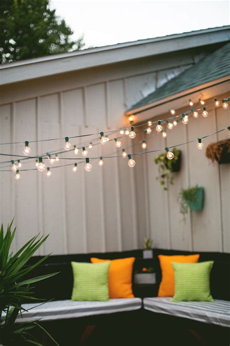 Decor Tips Hanging String Lights In An Outdoor Space Make