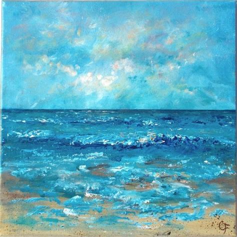 Affordable Original Sea And Beach Paintings By Etsy Artists Beach Bliss