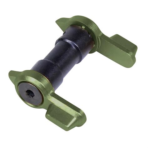 Ar 15 Ambidextrous Safety With 90 Or 45 Degree Anodized Green