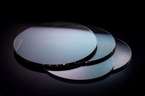 Premium Ai Image Set Of Three Silicon Wafers Of Different Sizes For