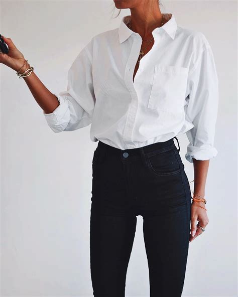 List 100 Pictures Black Pants And White Shirt Outfit Womens Excellent