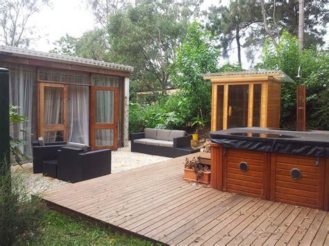 Would Be Fantastic Off My Bedroom Outdoor Area Sauna Spa Deck