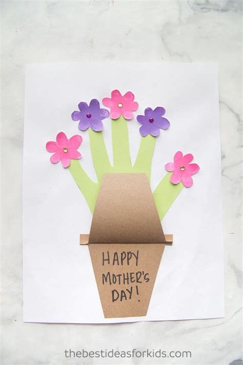 Mothers Day Handprint Flower Pot The Best Ideas For Kids Mothers