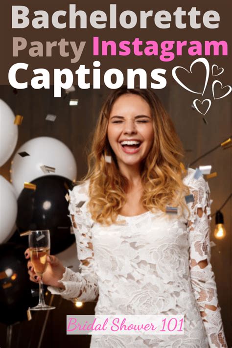 61 Bachelorette Party Instagram Captions Bridal Shower 101