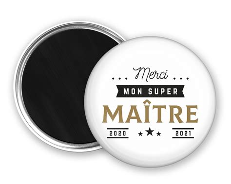 Badge Magnet Super Maître