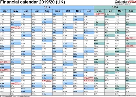 Fiscal Calander 2020 Week Numbers Calendar With Week Numbers