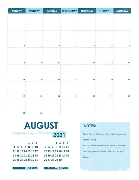 Maybe you would like to learn more about one of these? August 2021 calendar template - printable calendar ...