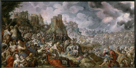 Scène de bataille la défaite de Sennachérib Louvre Collections