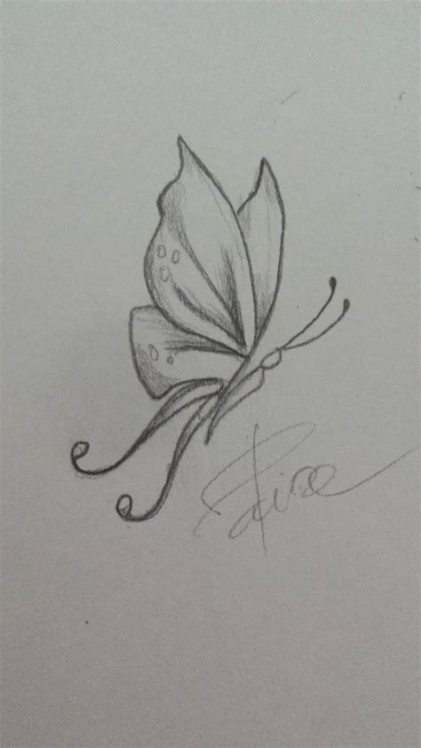 Tantissime idee per dei disegni a matita facili da fare. farfalla | Schizzi, Schizzi d'arte, Disegni di tatuaggio