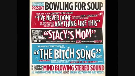 bowling for soup stacy s mom lyrics youtube